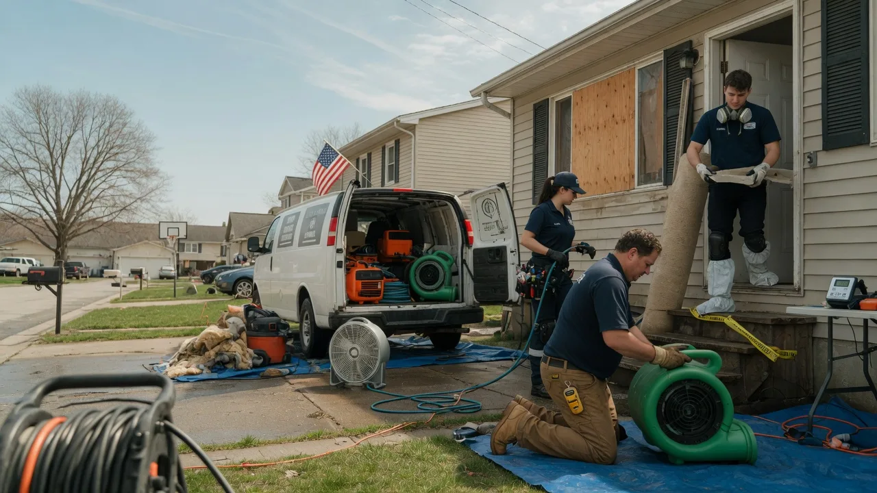 Water Damage Restoration in Line Lexington, PA near me